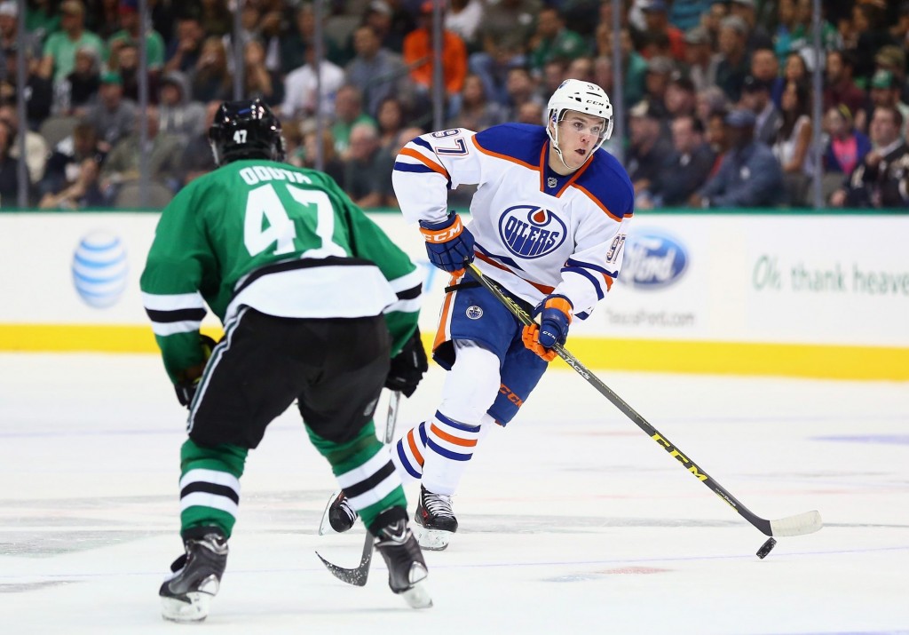 Connor McDavid the No. 1 pick in June’s NHL draft will be out for months after suffering a broken left clavicle.			
		Getty Images