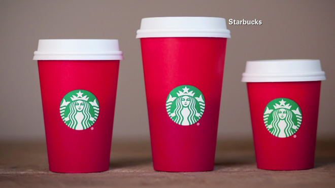 Starbucks red holiday cups stir up controversy