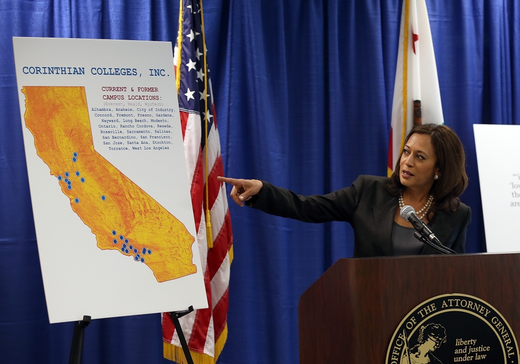 Santa Ana California-based Corinthian Colleges operates 111 total campuses in North America with 24 Heald Everest and Wyo Tech colleges in California that have an estimated 27,000 students