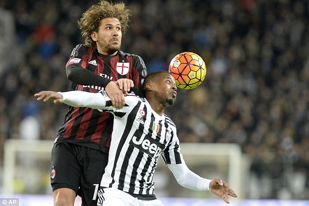 Defender Patrice Evra is a doubt for Juventus Champions League clash with Manchester City