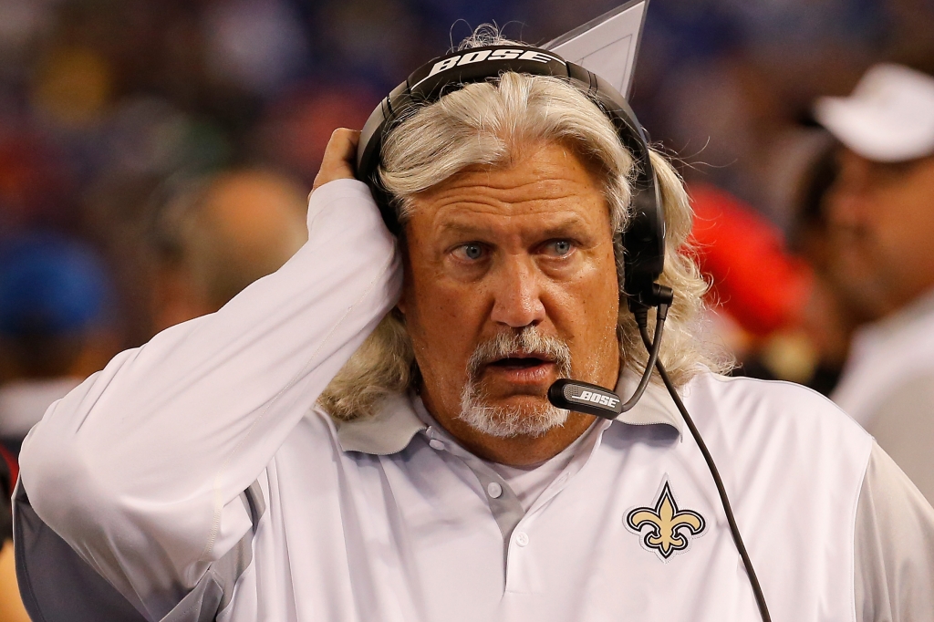 Defensive coordinator Rob Ryan of the New Orleans Saints