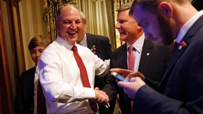 Democrat John Bel Edwards in winner