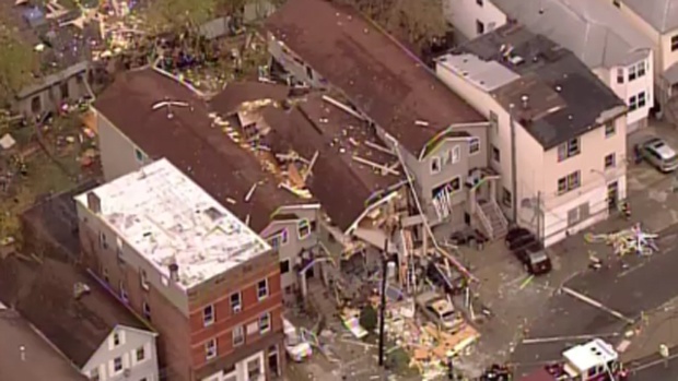 Elizabeth NJ Blast Injures Traps Several People