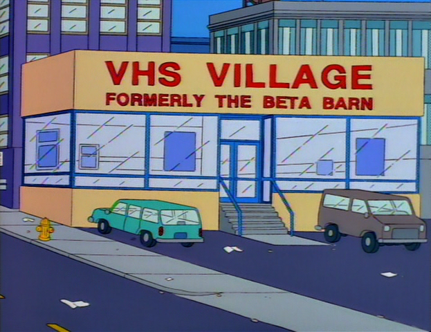 Betamax is dead, long live VHS