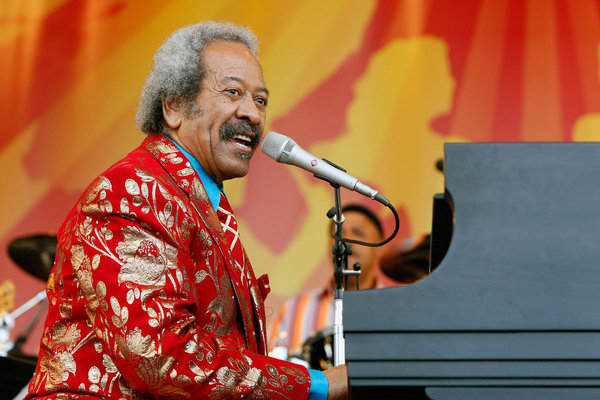 Allen Toussaint performing at the New Orleans Jazz & Heritage Festival in 2011. A member of the Rock and Roll Hall of Fame he received a National Medal of Arts in 2013