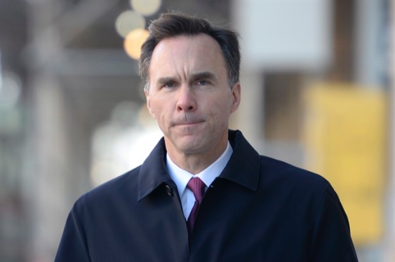 Morneau Releases Canada Fiscal Update Friday Amid Oil Price Drop