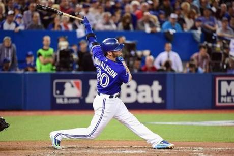 Josh Donaldson led the AL with 123 RBIs topped the majors by scoring 122 runs and blasted 41 home runs