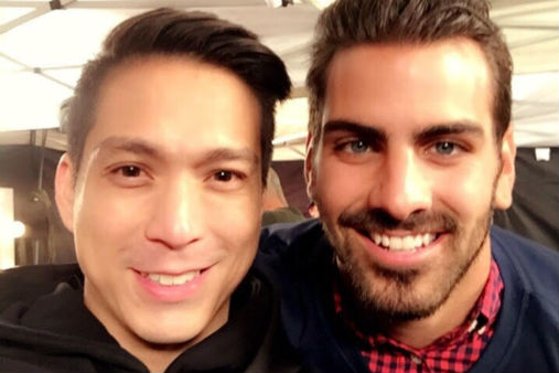 Francis Libiran takes a selfie with one of the finalists of “ANTM” cycle 22 Nyle