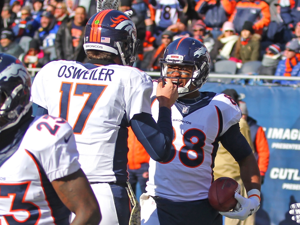 No. 17 Brock Osweiler filled in admirably for No. 18 Peyton Manning