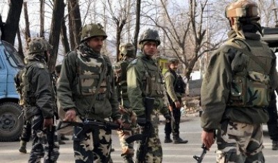 From the slain terrorists three AK-47 rifles and a large quantity of ammunition were recovered