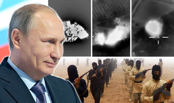 GETTYPutin's air force battered more than 200 ISIS targets