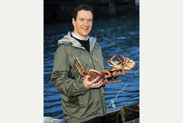 George Osborne in Newquay earlier this year