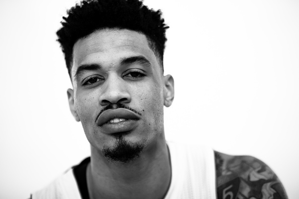 Gerald Green poses for a portrait during Miami Heat media day