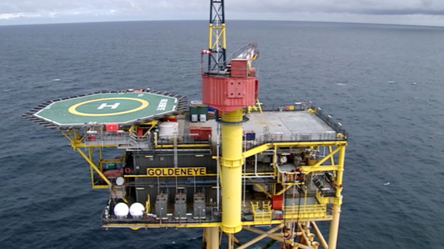 Goldeneye carbon capture rig at Peterhead news image from Broacast uploaded June 30 2015