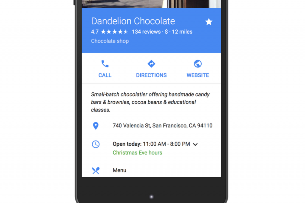 Google adds special holiday hours to business listings in Maps and Search