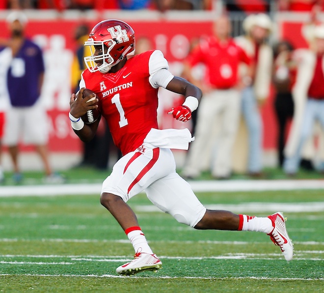 Houston quarterback Greg Ward Jr