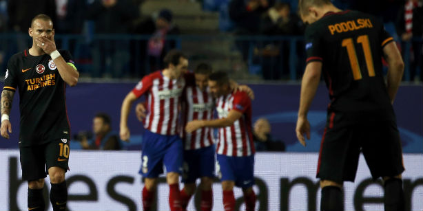 Atletico beats Galatasaray 2-0 advances in Champions League