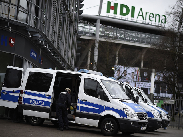 Hannover stadium hosting Germany Netherlands game is being evacuated