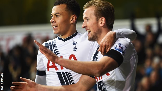 Tottenham's Dele Alli and Harry Kane