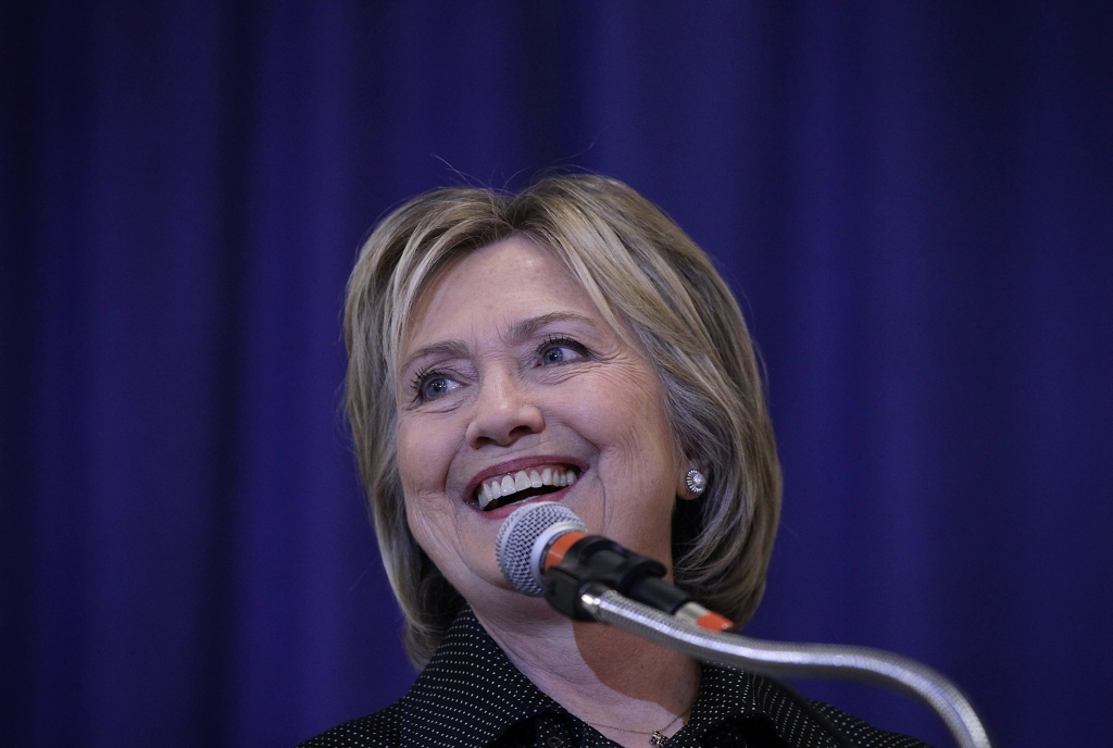 Hillary Clinton speaks at an event in Ames Iowa on Nov. 15 2015