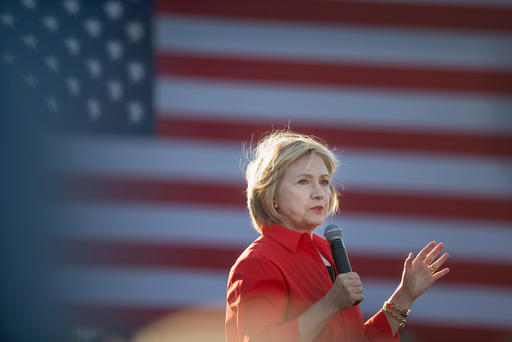 Democratic presidential candidate Hillary Clinton speaks to guests at a campaign event on Nov. 3 2015 in Coralville Iowa