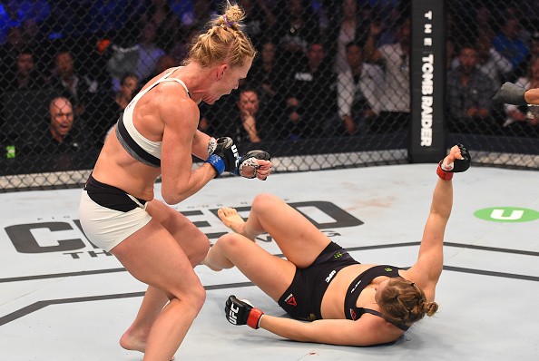 Holly Holm handed Rousey her first professional defeat