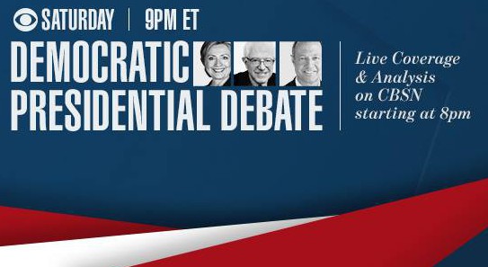 CBS Democratic Presidental Debate