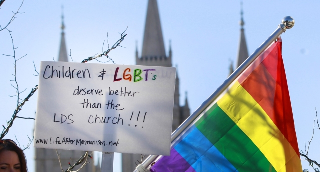 Mormon leaders stand behind rules for gays, their children