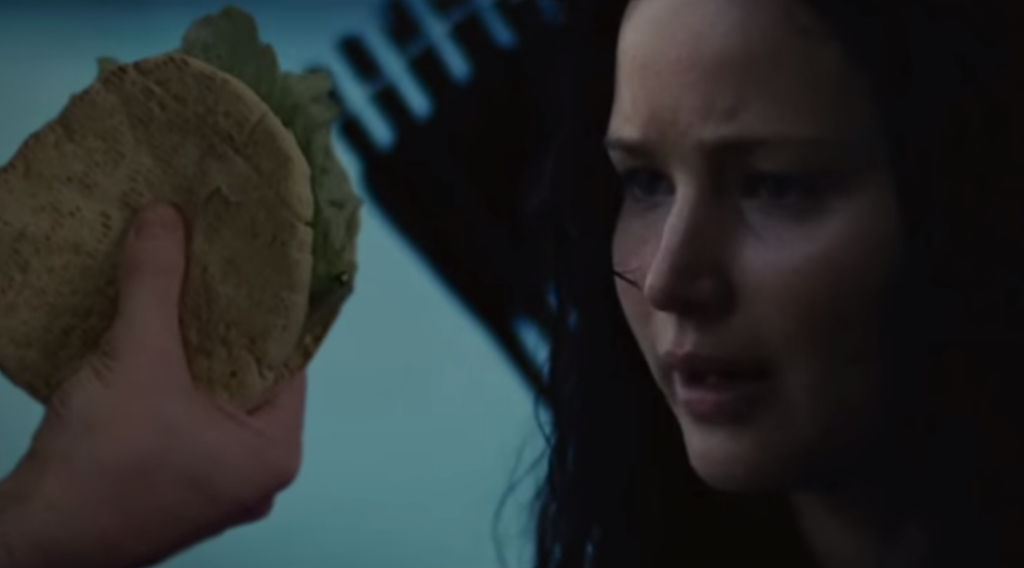 This video of Jennifer Lawrence demanding pita bread gives a whole new meaning to the Hunger Games