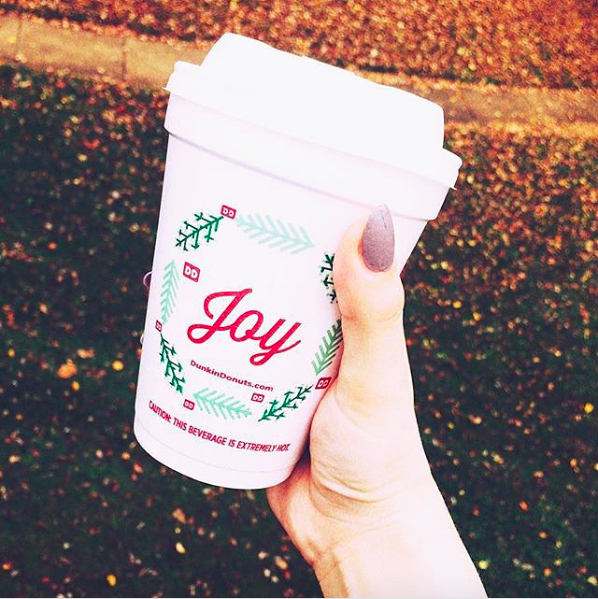 Dunkin Donuts new coffee cups are all about'Joy