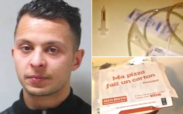 Investigators found syringes in two hotel rooms outside Paris and booked in the name of Salah Abdesla