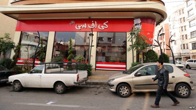 Iranian authorities shuttered the fried chicken shop Halal KFC on Nov. 3