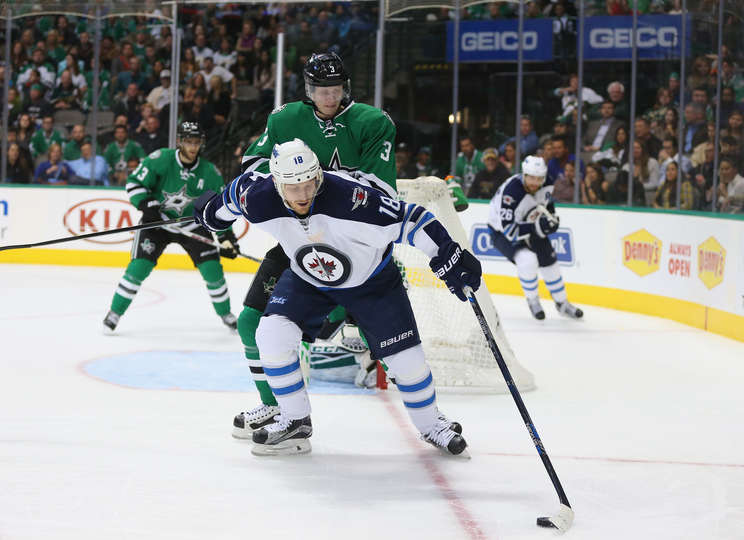 Brian Little of the Jets had an assist on Thursday his birthday