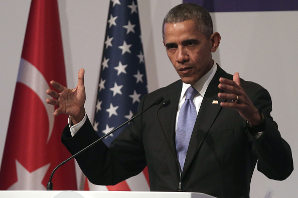 U.S President Barack Obama speaks to the media during his closing press conference on day two of the G20 Turkey Leaders Summit