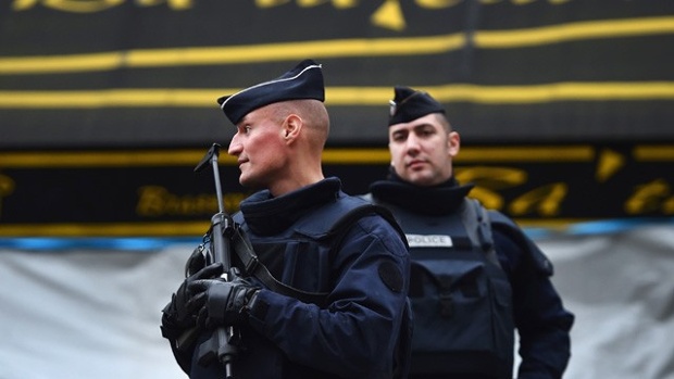 French police on guard