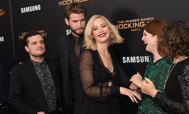 Jennifer Lawrence Plucks Josh Hutcherson's Beard Hair & Makes a Wish - Watch Now!