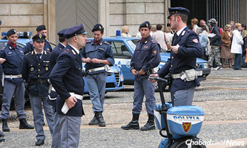 A Jewish man was stabbed multiple times in the face by an assailant reported to be an Arab male with an accomplice outside of a pizza shop in Milan Italy