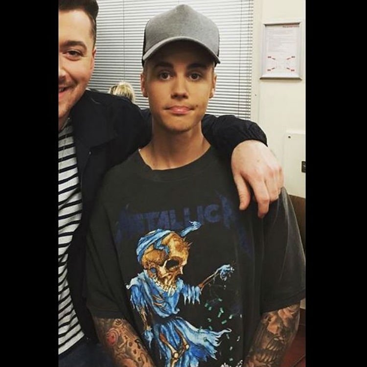 Justin Bieber dons Metallica t-shirt for new song Twitter reacts