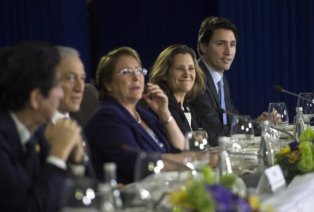 Justin Trudeau at the Asia Pacific Economic Co-operation leaders&#039 summit