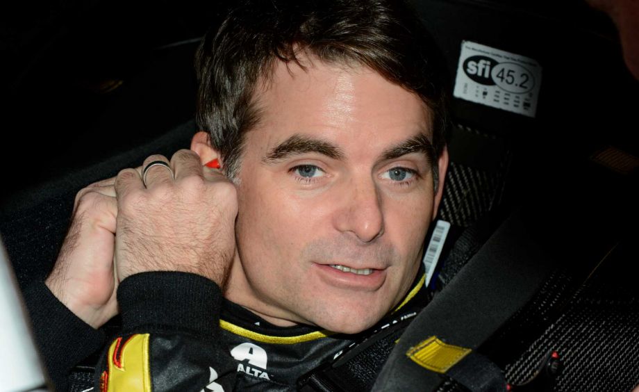 Jeff Gordon prepares to start NASCAR Sprint Cup auto racing practice at Texas Motor Speedway Friday Nov. 6 2015 in Fort Worth Texas