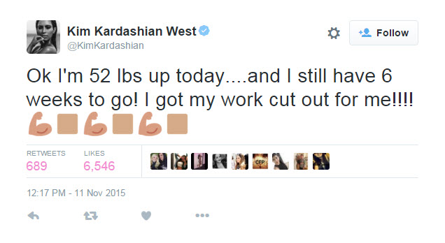 Kim Kardashian Has 'Anxiety' Over 'Gaining a Lot of Weight'