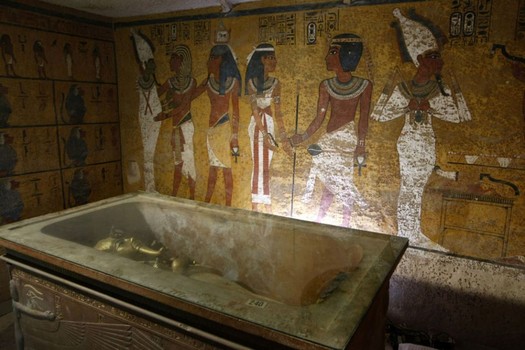 King Tut's tomb is believed to have a hidden chamber where Queen Nefertiti's remains were buried