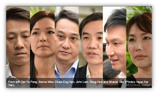 Six City Harvest Church leaders sentenced to jail