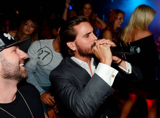 LAS VEGAS NV- JULY 24 Scott Disick hosts an evening at 1 OAK inside Mirage Hotel & Casino