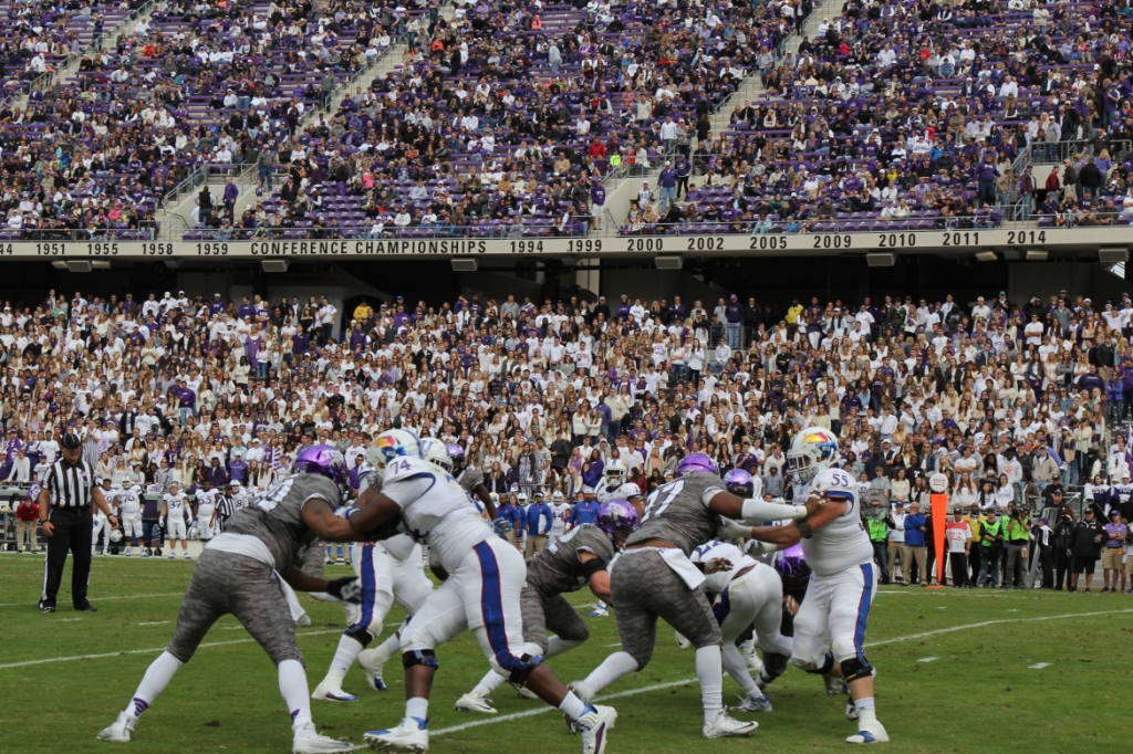 TCU defeated Kansas 23-17 Saturday in Fort Worth TX