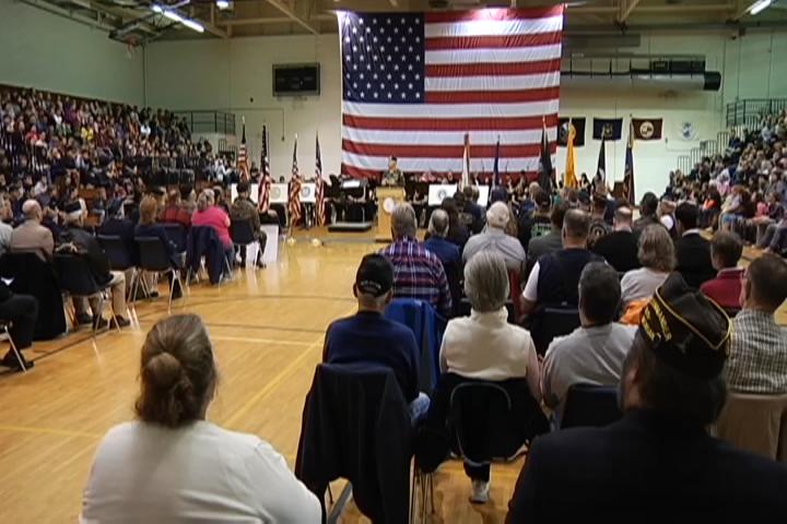 Perry Hill Elementary School students honor veterans during annual program