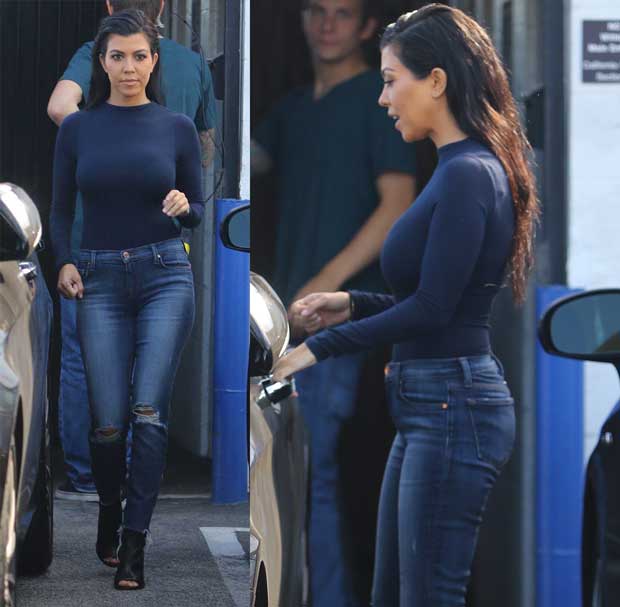 Kourtney Kardashian Butt Implants