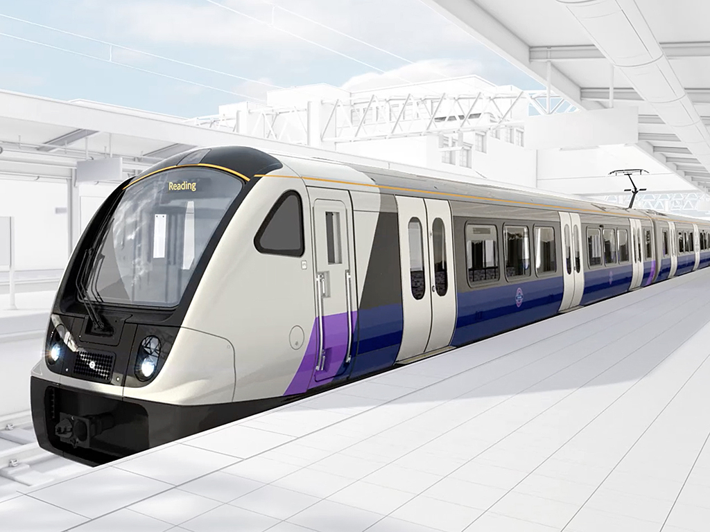 Bombardier Class 345 Aventra electric multiple-unit for London's Crossrail project