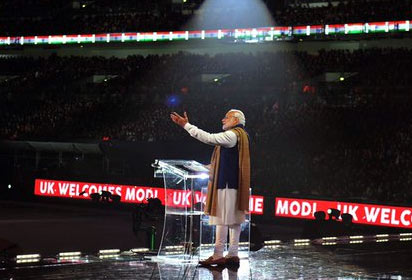 PM Modi set to address Indian diaspora at London's Wembley Stadium today