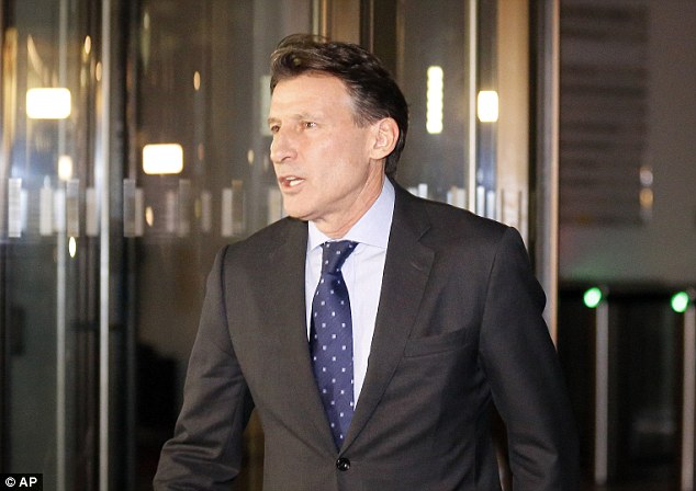 Lord Coe looked tired in front of the press on Friday but on Saturday his mood was of'steely determination